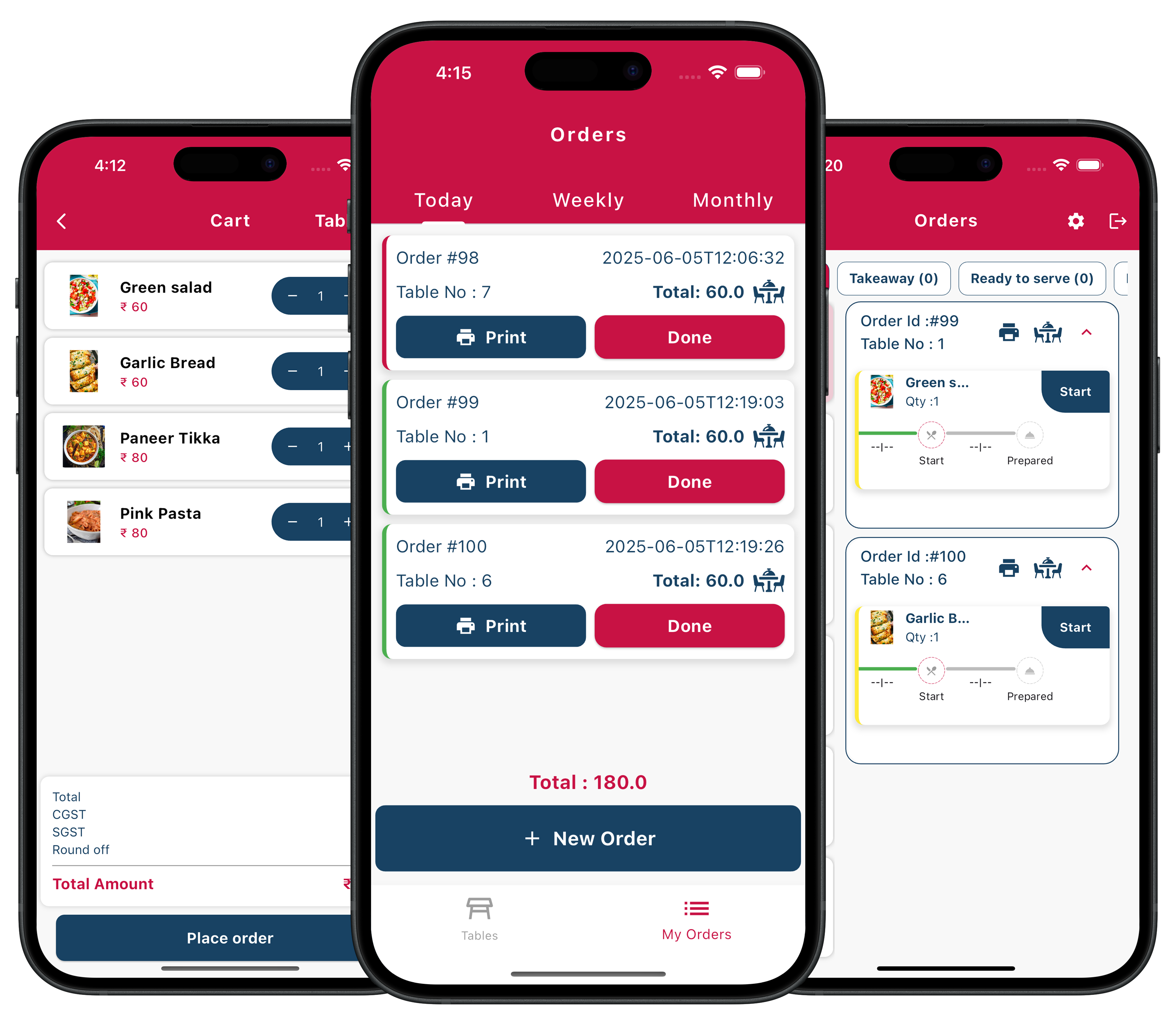 Order Management Interface