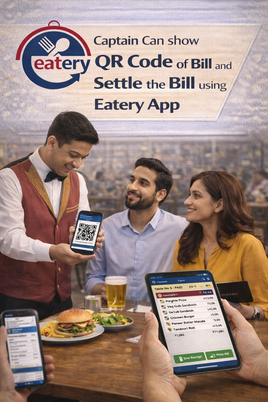 Customers pay via QR bill