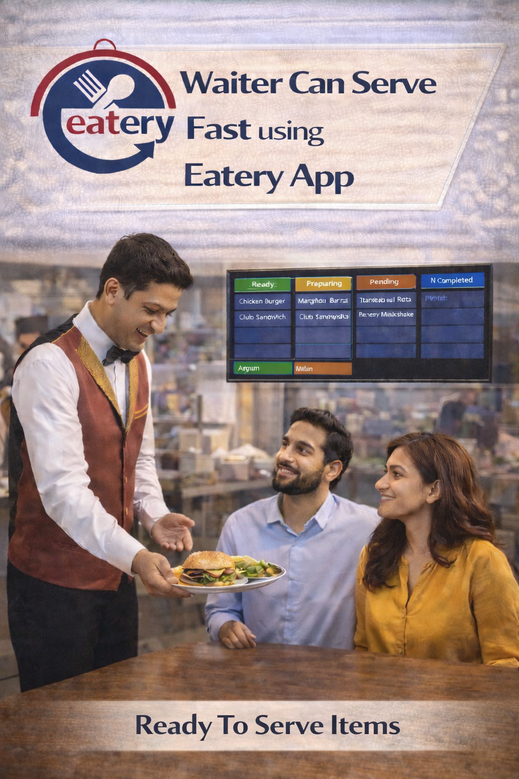 Waiters serve faster